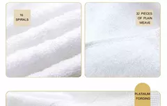 Toalhas de hotel 100% algodão puro conjunto branco bordado ginásio viagem toalhas de mão toalhas de rosto máquina lavável toalhas de cabelo penteado cotto - Wolf Magazine
