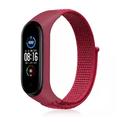 Correia de nylon para Xiaomi Mi Band, pulseira esportiva confortável, pulseira para Mi Band 7, 6, 5, 4, 3 na internet