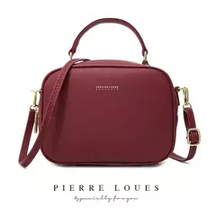 PU Leather Square Strap Satchel, Bolsa simples de cor sólida, bolsa de ombro, Commuter Shopping Collection Bag - comprar online