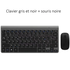 Ultra fino azerty layout teclado sem fio multimídia teclado francês baixo ruído para portátil desktop windows smart tv - Wolf Magazine