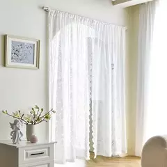 Cortina De Renda Francesa Com Tule Branco, Persianas, Sala De Estar E Suprimentos Do Quarto, Tela Respirável, Festa De Casamento, Decoração De Casa - comprar online