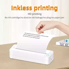Impressora de impressão térmica A4, sem fio, BT Connect, compatível com iOS e Android Mobile Photo Printer, 210mm de largura - comprar online