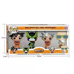 4 pc/set Dragon Ball Figura GOKU PERFT CELL MASTER ROSHI Vinil Clint Action Figure Brinquedos Modelo Colecionáveis - Wolf Magazine