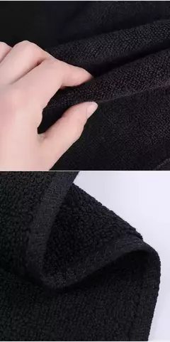 Premium Black Hand Towels Set, Ultra Macio e Altamente Absorvente, Cozinha, Hotel e Spa, Qualidade, Home Supplies - loja online