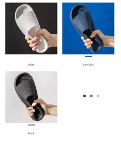 Chinelos antiderrapantes de banheiro para homens e mulheres, confortáveis sandálias ao ar livre, flip-flop de praia, sola macia, eva, leve, nova moda, verão na internet