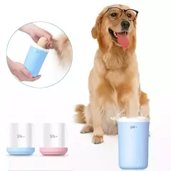 Escova de limpeza de pata de cachorro, escova de silicone macio para limpeza de pata de cachorro, lavagem rápida de pata suja, escova para animais de estimação para cães pequenos, médios e grandes