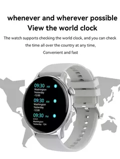 Smartwatch True AMOLED para mulheres, tela feminina, sempre mostrar a hora, 466x466 HD, rastreador de saúde, chamadas de voz, smartwatch para Xiaomi, 2024 - comprar online