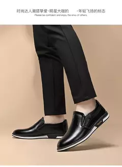 Imagem do Elegante sapatos Oxford masculinos, sapatos formais masculinos, mocassins de vestido de casamento, slip on, plus size, moda, 2024