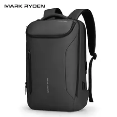 MARK RYDEN-Mochila Laptop para Homens, Espaçosa Mochila De Viagem, Pendulares, COMPACTO PRO, 17";;VERDADEIRO;;"2 Main Pockets Black - Wolf Magazine