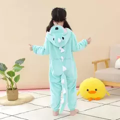 Pijama infantil Unicórnio, Macacão Kigurumi, Flanela com capuz, Roupa da Casa, Macacão, Roxo, Rosa, Meninas, Criança, Crianças, 4 anos, 8 anos, 10 anos, 12 anos, 14 anos, 16 anos - comprar online