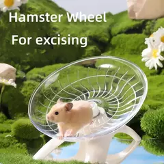 Roda de prática de corrida silenciosa para animais de estimação, hámster, mouse, ouriço, papagaio, escolha ideal para animais pequenos, escolha silenciosa e segura - Wolf Magazine