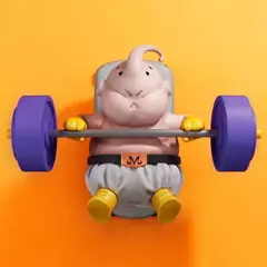 Dragon Ball Fitness Body Building Modelo, Majin Buu Figura fofa, Brinquedos Anime, Figuras de Ação, Brinquedos de Coleção, 5 peças por conjunto