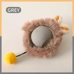 Gato bola interativa brinquedos bola de rolamento automático falso cauda recarregável inteligente animal de estimação brinquedo elétrico cão gato treinamento imitar mouse