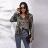 Blusa cetim manga comprida feminina, camisa de seda, tops soltos, streetwear elegante, roupas de primavera e outono
