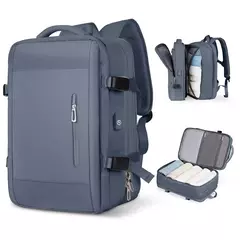 Mochilas expansíveis impermeáveis para homens Likros, grande capacidade, mochila de viagem de negócios, Weekend Laptop Bag, Carry on na internet