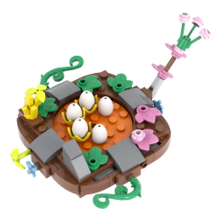 Jurassic dinossauro ninho bebê blocos de construção brinquedos coleção lembrança presente aniversário jurássico rex raptor