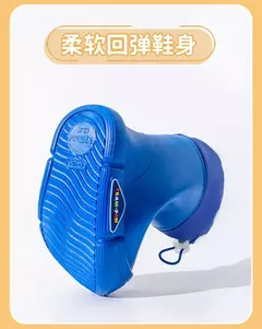 Sapatos de chuva impermeáveis Paw Patrol para meninos e meninas, Sapatos de borracha de tubo médio antiderrapante, Bunched Rain Boots na internet