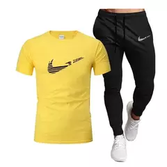 Fato casual com zíper masculino, secagem rápida, marca esportiva, verão, novo na internet