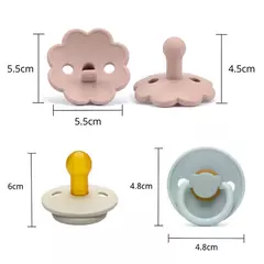 Imagem do Bebê recém-nascido BPA Free Silicone Chupeta, mamilo infantil, bolinhos de chupeta, Food Grade, Baby Shower Gift