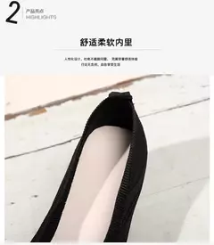 Sapatos baixos de dedo apontado para mulheres, Cor sólida, Sapatos de malha, Mocassins casuais, Sapatilhas respiráveis - comprar online