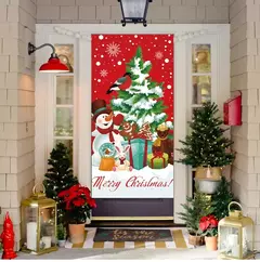 Decoração de Natal Bandeira Bandeira Pendurada Porta, Enfeites, Presentes de Natal, Decoração de Ano Novo, 2025, 2025 - comprar online