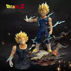 Dragon Ball Z Figura Majin Vegeta Anime Estatueta 22 cm PVC Figuras de Ação Decoração Coleção Modelo Brinquedos Crianças Presentes de Natal