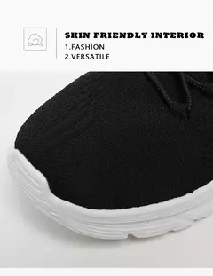 Sapato de meias casual confortável masculino, tênis preto para dirigir, novo, - Wolf Magazine
