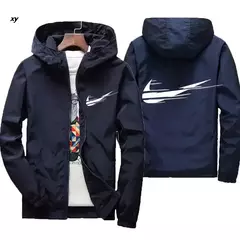 Jaqueta impermeável com capuz masculino, blusão, outwear masculino, streetwear casual, roupas da moda, primavera, outono, 2024 - Wolf Magazine
