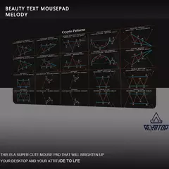 Mercado de ações almofada de computador bitcoin gráfico padrão mouse pad comerciante computador mesa almofada castiçal padrão teclado de escritório - Wolf Magazine