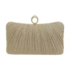 Bolsa de ombro longa quadrada plissada para mulheres, bolsas de noite, bolsa elegante, bolsa de festa, casamento, baile, aniversário, luxo, novo - loja online