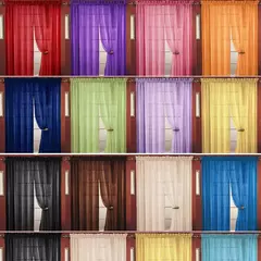 Romântico Quarto Gaze Cortina, Sala, Home Decor, Janela Sheer, Voile Cortinas, Janelas Tulle, Cortinas de porta - comprar online