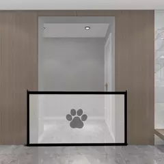 Cercas de barreira para cães de estimação, com rede isolada para animais de estimação, portão dobrável, malha respirável, cercadinho para segurança de cães, cerca de malha na internet