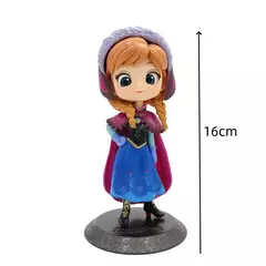 Imagem do Quente 20 + estilo princesa q posket princesa neve elsa & anna palhaço pvc anime bonecas figuras modelo colecionável brinquedos do miúdo presente