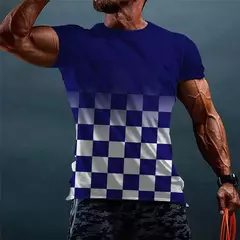 Camuflagem masculina de manga curta, camiseta com proteção UV, vestuário de pesca, vestuário de pesca, 2024 - Wolf Magazine