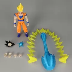 3d impresso dragon ball goku saiyan anime multi-articulado shapeshift brinquedos figuras de ação manequim modelo super-heróis ornamentos - Wolf Magazine