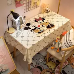Toalha De Mesa Mickey Mouse Dos Desenhos Animados Da Disney Para Crianças, Mesa De Jantar Americana, Toalha De Mesa De Café Retro, Toalha De Mesa Quadrada - comprar online