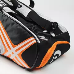 Saco De Raquetes De Tênis De Cabeça, Mochila De Grande Capacidade, Badminton Gymbag, Saco De Raquete De Squash com Sapatos Separados, 3-6 Peças - loja online