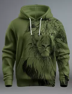 Capuz de manga comprida masculino, moletom com capuz, impressão 3D, bolso frontal, streetwear, moda primavera, novo na internet