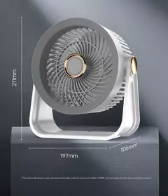 Ventilador de mesa ventilador de circulação de ar usb recarregável acampamento ao ar livre portátil montado na parede pequeno ventilador de vento alto para uso doméstico do estudante - Wolf Magazine