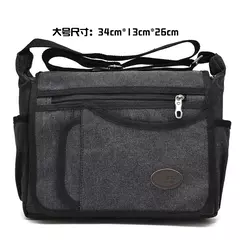 Tilorraine-lona messenger bag para homens, bolsa de ombro multi-bolso, bolsa de mão de grande capacidade na internet