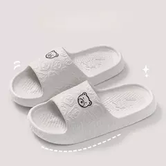 Slides planos antiderrapantes para homens e mulheres, chinelos casuais femininos, chinelos internos para casa, sandálias femininas de verão, moda feminina, seabeach fino e fino - comprar online