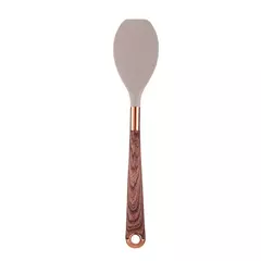 Lmetjma-Conjunto De Utensílio De Cozinha De Silicone, Utensílio De Cozinha Com Suporte De Utensílios, Alças De Padrão De Madeira, Panelas Antiaderentes, JT264, 10 Pcs - Wolf Magazine