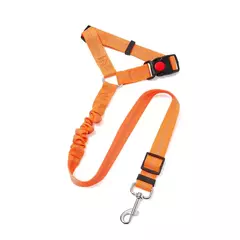 Coleira sólida anti-choque dois em um para cães, cinto de segurança para animais de estimação com clipe, cinto de segurança para banco traseiro, coleira para gatinhos, acessórios para animais de estimação - loja online