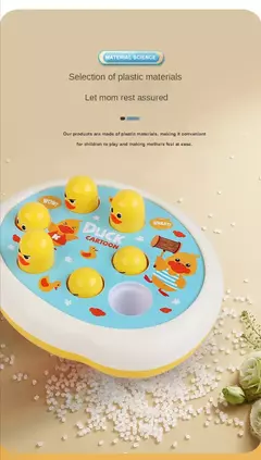 Cartoon Whac-A-Mole Montessori Baby Toy, Toddler Educational Birthday Gift, Tema Animal, Knocking Game for Boy, Parent Child Board Game - loja online