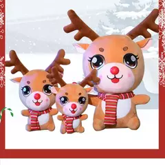 Lovely Christmas Stuffed Doll for Kids, Papai Noel, Elk, Snowman, Plush Decor Toys, Decoração para casa, PP Cotton, Festival Gifts - Wolf Magazine