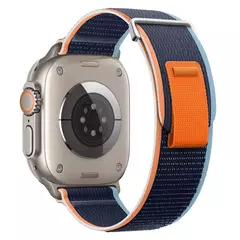 Pulseira de Nylon para Apple Watch, Pulseira Respirável, Ultra 2, 49mm, Série 9, 8, 7, 45mm, 41mm, Esportes para iWatch 6, 5, 4, 3, SE, 44 milímetros, 40 milímetros, 42 milímetros - loja online