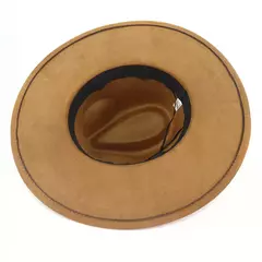 Chapéu Fedora de camurça para homens e mulheres, chapéu de feltro, Fedora clássico, chapéu de igreja, jazz, outono, inverno, 9,5 cm - loja online