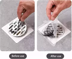 Tampas descartáveis do dreno do chuveiro, coletor do cabelo, malha, filtro, filtro, rolha para o banheiro, cozinha - comprar online