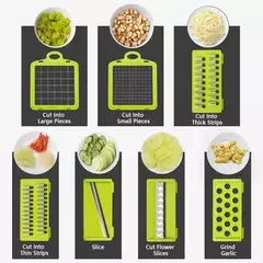 Chopper vegetal multifuncional com alça, grelha de comida, fatiador vegetal, Dicer, cortar itens de cozinha, 16 em 1 Gadgets na internet