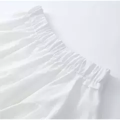 Elegante Branco Ruffles Mini Saia, Cintura Alta, Sexy, Bonito, Plissado, Linha A Tutu, Curto, Lady, Festa, Esporte, Streetwear, Verão - Wolf Magazine